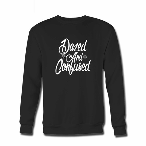 Your Dazed And Confused Cover Crewneck Sweatshirt just got an update. This super comfortable and lighter weight crewneck will become your favorite go-to sweatshirt. The cozy spandex cuffs and waistband make this pill-resistant sweatshirt a fan favorite.And your group will look and feel their best in this premium ringspun cotton crew.