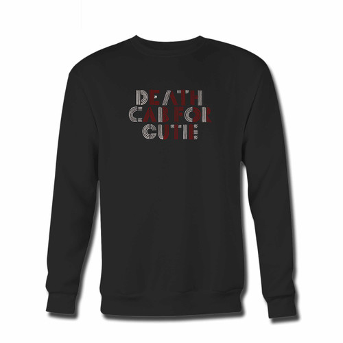 Your Death Cab For Cutie Title Crewneck Sweatshirt just got an update. This super comfortable and lighter weight crewneck will become your favorite go-to sweatshirt. The cozy spandex cuffs and waistband make this pill-resistant sweatshirt a fan favorite.And your group will look and feel their best in this premium ringspun cotton crew.