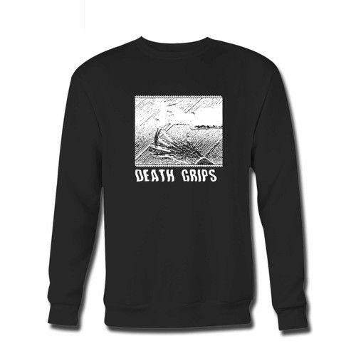 Your Death Grips Cover Crewneck Sweatshirt just got an update. This super comfortable and lighter weight crewneck will become your favorite go-to sweatshirt. The cozy spandex cuffs and waistband make this pill-resistant sweatshirt a fan favorite.And your group will look and feel their best in this premium ringspun cotton crew.