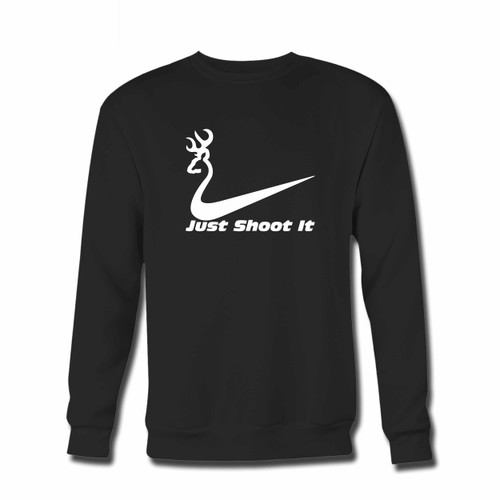 Your Deer Just Shoot It Crewneck Sweatshirt just got an update. This super comfortable and lighter weight crewneck will become your favorite go-to sweatshirt. The cozy spandex cuffs and waistband make this pill-resistant sweatshirt a fan favorite.And your group will look and feel their best in this premium ringspun cotton crew.