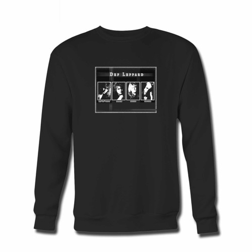 Your Def Leppard Music Band Crewneck Sweatshirt just got an update. This super comfortable and lighter weight crewneck will become your favorite go-to sweatshirt. The cozy spandex cuffs and waistband make this pill-resistant sweatshirt a fan favorite.And your group will look and feel their best in this premium ringspun cotton crew.
