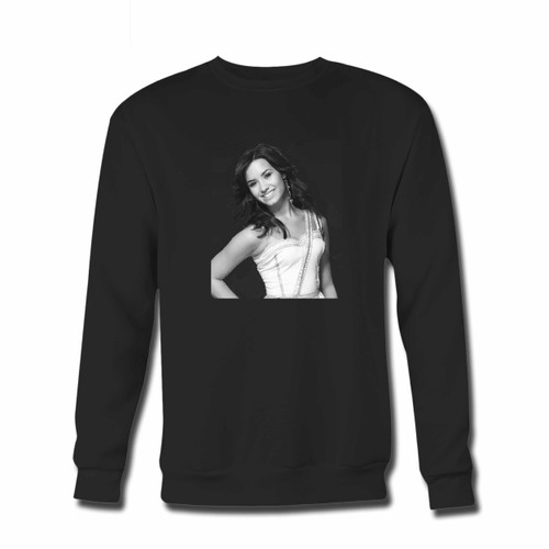 Your Demi Lovato Grayscale Photo Crewneck Sweatshirt just got an update. This super comfortable and lighter weight crewneck will become your favorite go-to sweatshirt. The cozy spandex cuffs and waistband make this pill-resistant sweatshirt a fan favorite.And your group will look and feel their best in this premium ringspun cotton crew. Your Demi Lovato Grayscale Photo Crewneck Sweatshirt just got an update. This super comfortable and lighter weight crewneck will become your favorite go-to sweatshirt. The cozy spandex cuffs and waistband make this pill-resistant sweatshirt a fan favorite.And your group will look and feel their best in this premium ringspun cotton crew.