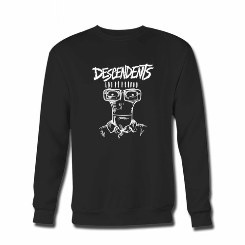 Your Descendents Arts Sketch Crewneck Sweatshirt just got an update. This super comfortable and lighter weight crewneck will become your favorite go-to sweatshirt. The cozy spandex cuffs and waistband make this pill-resistant sweatshirt a fan favorite.And your group will look and feel their best in this premium ringspun cotton crew.