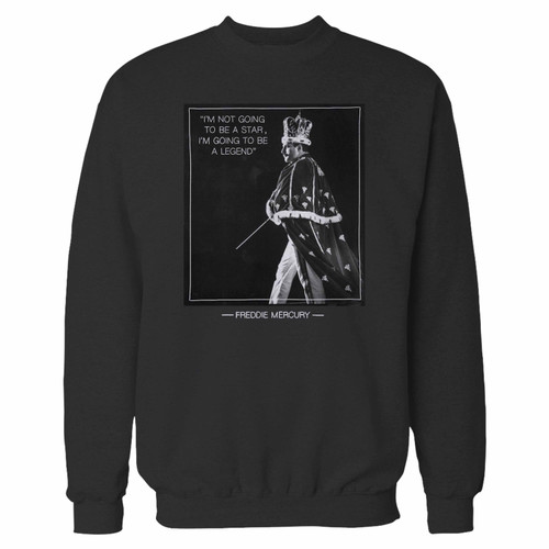 Your freddie mercury queen band music crewneck sweatshirt just got an update. This super comfortable and lighter weight crewneck will become your favorite go-to sweatshirt. The cozy spandex cuffs and waistband make this pill-resistant sweatshirt a fan favorite.And your group will look and feel their best in this premium ringspun cotton crew.