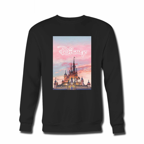 Your Disney Castle Sky Crewneck Sweatshirt just got an update. This super comfortable and lighter weight crewneck will become your favorite go-to sweatshirt. The cozy spandex cuffs and waistband make this pill-resistant sweatshirt a fan favorite.And your group will look and feel their best in this premium ringspun cotton crew.