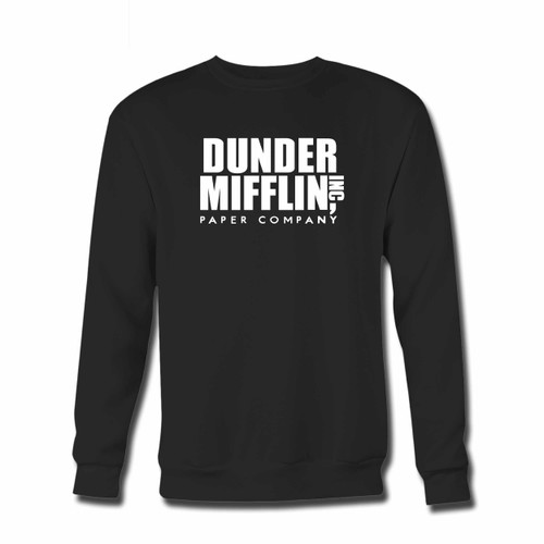 Your Dunder Mifflin Paper Company Crewneck Sweatshirt just got an update. This super comfortable and lighter weight crewneck will become your favorite go-to sweatshirt. The cozy spandex cuffs and waistband make this pill-resistant sweatshirt a fan favorite.And your group will look and feel their best in this premium ringspun cotton crew.