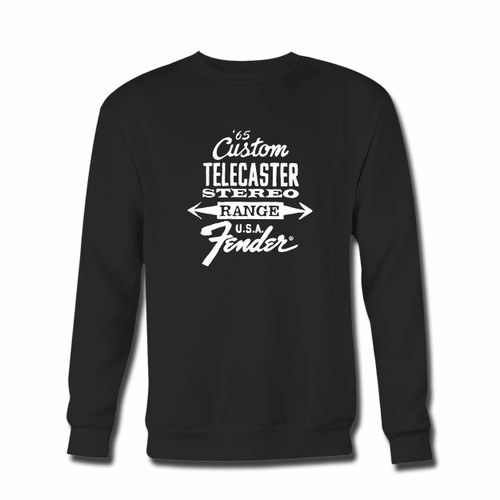 Your Fender Telecaster Stereo Range Usa 1965 Crewneck Sweatshirt just got an update. This super comfortable and lighter weight crewneck will become your favorite go-to sweatshirt. The cozy spandex cuffs and waistband make this pill-resistant sweatshirt a fan favorite.And your group will look and feel their best in this premium ringspun cotton crew.
