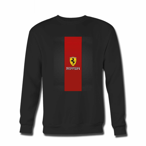 Your Ferrari Logo Red Black Design Crewneck Sweatshirt just got an update. This super comfortable and lighter weight crewneck will become your favorite go-to sweatshirt. The cozy spandex cuffs and waistband make this pill-resistant sweatshirt a fan favorite.And your group will look and feel their best in this premium ringspun cotton crew.