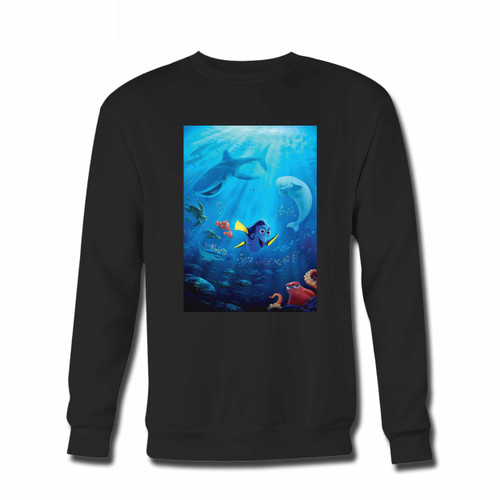 Your Finding Dory Nemo Crewneck Sweatshirt just got an update. This super comfortable and lighter weight crewneck will become your favorite go-to sweatshirt. The cozy spandex cuffs and waistband make this pill-resistant sweatshirt a fan favorite.And your group will look and feel their best in this premium ringspun cotton crew.