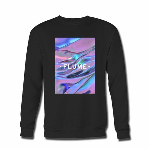 Your Flume Chrome Art Crewneck Sweatshirt just got an update. This super comfortable and lighter weight crewneck will become your favorite go-to sweatshirt. The cozy spandex cuffs and waistband make this pill-resistant sweatshirt a fan favorite.And your group will look and feel their best in this premium ringspun cotton crew.