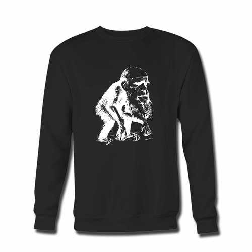 Your Funny Political Monkey Biology Atheist Science Crewneck Sweatshirt just got an update. This super comfortable and lighter weight crewneck will become your favorite go-to sweatshirt. The cozy spandex cuffs and waistband make this pill-resistant sweatshirt a fan favorite.And your group will look and feel their best in this premium ringspun cotton crew.