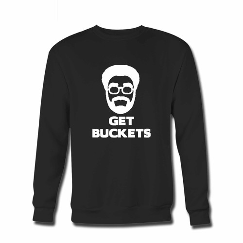 Your Get Buckets Cover Crewneck Sweatshirt just got an update. This super comfortable and lighter weight crewneck will become your favorite go-to sweatshirt. The cozy spandex cuffs and waistband make this pill-resistant sweatshirt a fan favorite.And your group will look and feel their best in this premium ringspun cotton crew.
