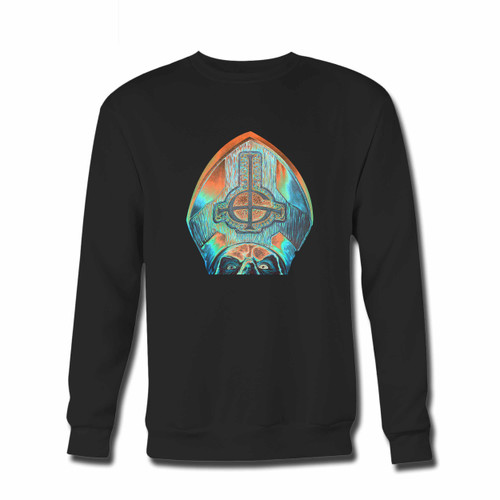 Your Ghost Papa Jaws Scary Cover Crewneck Sweatshirt just got an update. This super comfortable and lighter weight crewneck will become your favorite go-to sweatshirt. The cozy spandex cuffs and waistband make this pill-resistant sweatshirt a fan favorite.And your group will look and feel their best in this premium ringspun cotton crew.
