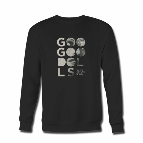 Your Goo Goo Dolls Cover Crewneck Sweatshirt just got an update. This super comfortable and lighter weight crewneck will become your favorite go-to sweatshirt. The cozy spandex cuffs and waistband make this pill-resistant sweatshirt a fan favorite.And your group will look and feel their best in this premium ringspun cotton crew.