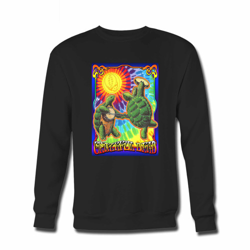 Your Grateful Dead Terrapin Sunshine Crewneck Sweatshirt just got an update. This super comfortable and lighter weight crewneck will become your favorite go-to sweatshirt. The cozy spandex cuffs and waistband make this pill-resistant sweatshirt a fan favorite.And your group will look and feel their best in this premium ringspun cotton crew.