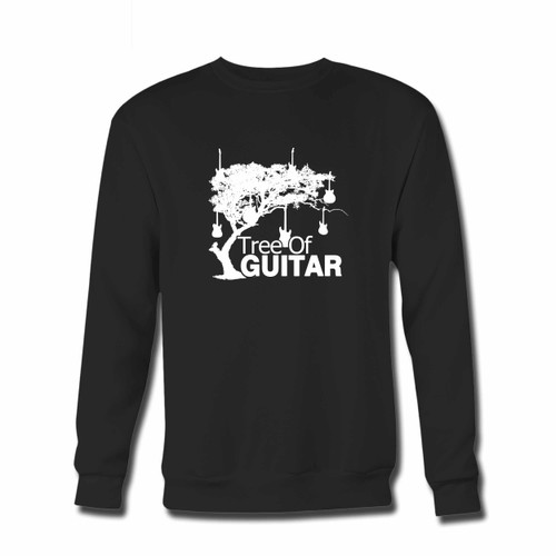 Your Guitar Tree Graphic Music Art Banksy Tree Of Guitars Second Crewneck Sweatshirt just got an update. This super comfortable and lighter weight crewneck will become your favorite go-to sweatshirt. The cozy spandex cuffs and waistband make this pill-resistant sweatshirt a fan favorite.And your group will look and feel their best in this premium ringspun cotton crew.