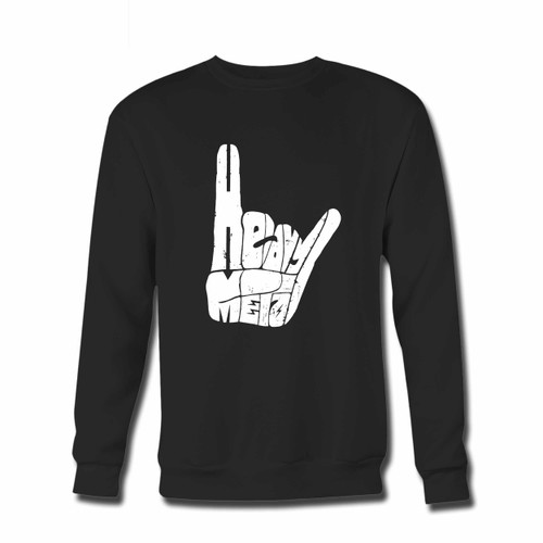 Your Heavy Metals Hand Crewneck Sweatshirt just got an update. This super comfortable and lighter weight crewneck will become your favorite go-to sweatshirt. The cozy spandex cuffs and waistband make this pill-resistant sweatshirt a fan favorite.And your group will look and feel their best in this premium ringspun cotton crew.