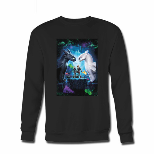 Your How To Train Your Dragon 3 Couple Crewneck Sweatshirt just got an update. This super comfortable and lighter weight crewneck will become your favorite go-to sweatshirt. The cozy spandex cuffs and waistband make this pill-resistant sweatshirt a fan favorite.And your group will look and feel their best in this premium ringspun cotton crew.