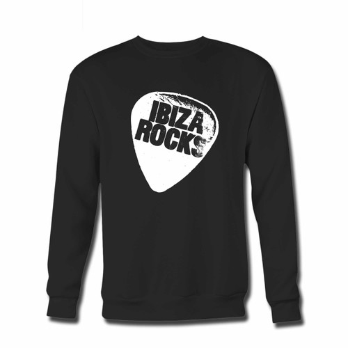 Your Ibiza Rocks Logo Crewneck Sweatshirt just got an update. This super comfortable and lighter weight crewneck will become your favorite go-to sweatshirt. The cozy spandex cuffs and waistband make this pill-resistant sweatshirt a fan favorite.And your group will look and feel their best in this premium ringspun cotton crew.