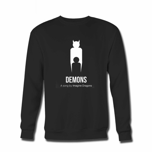 Your Imagine Dragons Demons Cover Crewneck Sweatshirt just got an update. This super comfortable and lighter weight crewneck will become your favorite go-to sweatshirt. The cozy spandex cuffs and waistband make this pill-resistant sweatshirt a fan favorite.And your group will look and feel their best in this premium ringspun cotton crew.