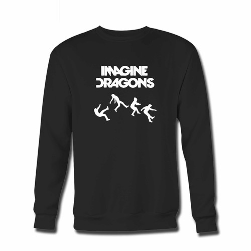 Your Imagine Dragons Siluet Jump Crewneck Sweatshirt just got an update. This super comfortable and lighter weight crewneck will become your favorite go-to sweatshirt. The cozy spandex cuffs and waistband make this pill-resistant sweatshirt a fan favorite.And your group will look and feel their best in this premium ringspun cotton crew.