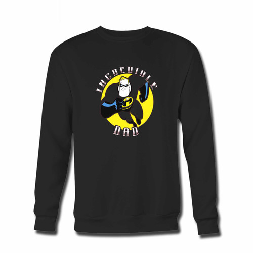 Your Incredible Dad Cover Crewneck Sweatshirt just got an update. This super comfortable and lighter weight crewneck will become your favorite go-to sweatshirt. The cozy spandex cuffs and waistband make this pill-resistant sweatshirt a fan favorite.And your group will look and feel their best in this premium ringspun cotton crew.