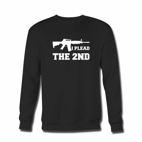 Your I Plead The 2nd Shirt Ar15 Gun Rights Crewneck Sweatshirt just got an update. This super comfortable and lighter weight crewneck will become your favorite go-to sweatshirt. The cozy spandex cuffs and waistband make this pill-resistant sweatshirt a fan favorite.And your group will look and feel their best in this premium ringspun cotton crew.