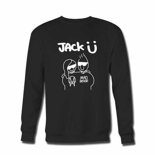 Your Jack U Combine With Mad Decent And Skrillex Crewneck Sweatshirt just got an update. This super comfortable and lighter weight crewneck will become your favorite go-to sweatshirt. The cozy spandex cuffs and waistband make this pill-resistant sweatshirt a fan favorite.And your group will look and feel their best in this premium ringspun cotton crew.