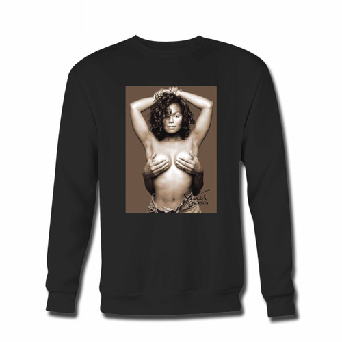 Your Janet Jackson Young Crewneck Sweatshirt just got an update. This super comfortable and lighter weight crewneck will become your favorite go-to sweatshirt. The cozy spandex cuffs and waistband make this pill-resistant sweatshirt a fan favorite.And your group will look and feel their best in this premium ringspun cotton crew.