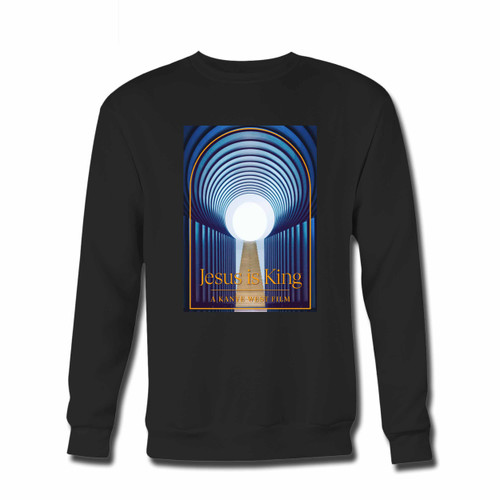 Your Jesus Is King Kanye West Crewneck Sweatshirt just got an update. This super comfortable and lighter weight crewneck will become your favorite go-to sweatshirt. The cozy spandex cuffs and waistband make this pill-resistant sweatshirt a fan favorite.And your group will look and feel their best in this premium ringspun cotton crew.
