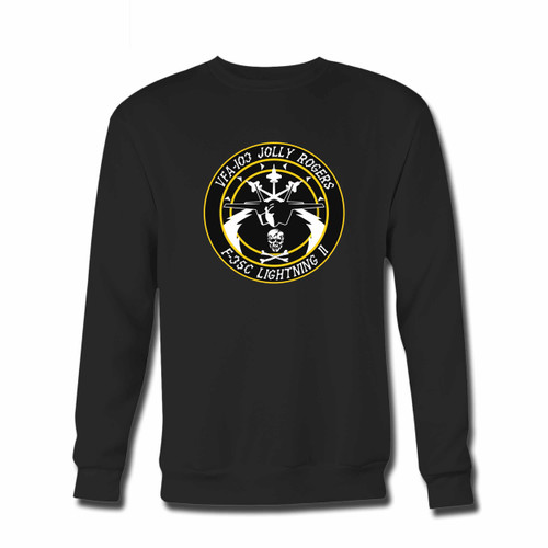 Your Jolly Rogers Flight In Tomcat F14 Crewneck Sweatshirt just got an update. This super comfortable and lighter weight crewneck will become your favorite go-to sweatshirt. The cozy spandex cuffs and waistband make this pill-resistant sweatshirt a fan favorite.And your group will look and feel their best in this premium ringspun cotton crew.