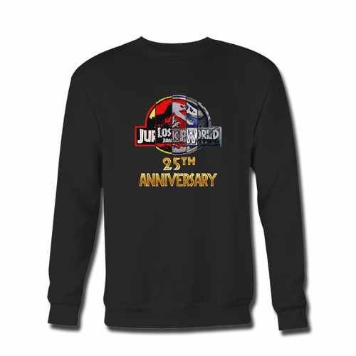 Your Jurassic Park Anniversary Crewneck Sweatshirt just got an update. This super comfortable and lighter weight crewneck will become your favorite go-to sweatshirt. The cozy spandex cuffs and waistband make this pill-resistant sweatshirt a fan favorite.And your group will look and feel their best in this premium ringspun cotton crew.