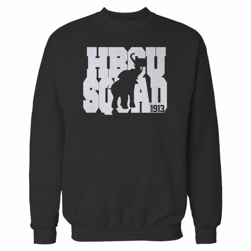 Your hbcu squad elephant 1913 crewneck sweatshirt just got an update. This super comfortable and lighter weight crewneck will become your favorite go-to sweatshirt. The cozy spandex cuffs and waistband make this pill-resistant sweatshirt a fan favorite.And your group will look and feel their best in this premium ringspun cotton crew.