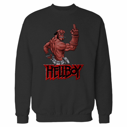 Your hellboy crewneck sweatshirt just got an update. This super comfortable and lighter weight crewneck will become your favorite go-to sweatshirt. The cozy spandex cuffs and waistband make this pill-resistant sweatshirt a fan favorite.And your group will look and feel their best in this premium ringspun cotton crew.
