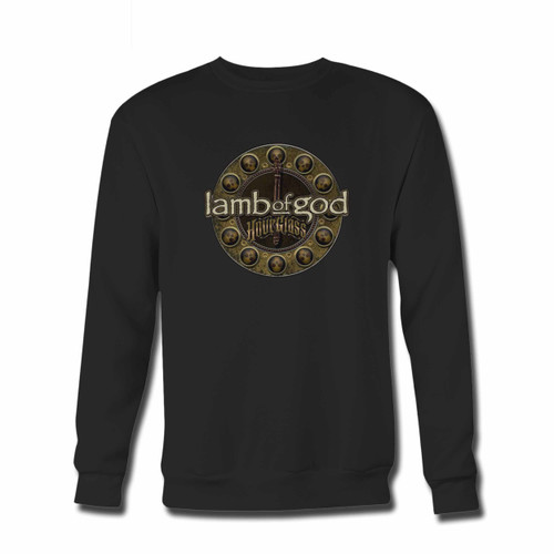 Your Lamb Of God Hourglass Skull Art Crewneck Sweatshirt just got an update. This super comfortable and lighter weight crewneck will become your favorite go-to sweatshirt. The cozy spandex cuffs and waistband make this pill-resistant sweatshirt a fan favorite.And your group will look and feel their best in this premium ringspun cotton crew.