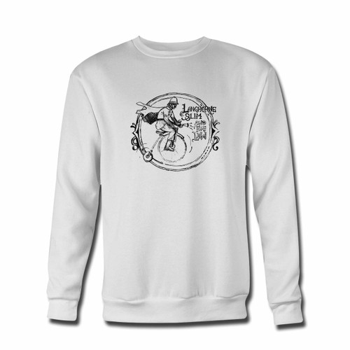 Your Langhorne Slim Circus Sketch Crewneck Sweatshirt just got an update. This super comfortable and lighter weight crewneck will become your favorite go-to sweatshirt. The cozy spandex cuffs and waistband make this pill-resistant sweatshirt a fan favorite.And your group will look and feel their best in this premium ringspun cotton crew.