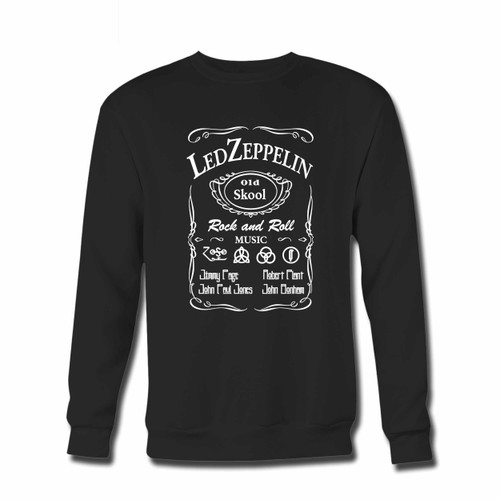 Your Led Zeppelin Old School Rock And Roll Crewneck Sweatshirt just got an update. This super comfortable and lighter weight crewneck will become your favorite go-to sweatshirt. The cozy spandex cuffs and waistband make this pill-resistant sweatshirt a fan favorite.And your group will look and feel their best in this premium ringspun cotton crew.