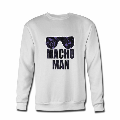 Your Macho Man Randy Savage Crewneck Sweatshirt just got an update. This super comfortable and lighter weight crewneck will become your favorite go-to sweatshirt. The cozy spandex cuffs and waistband make this pill-resistant sweatshirt a fan favorite.And your group will look and feel their best in this premium ringspun cotton crew.
