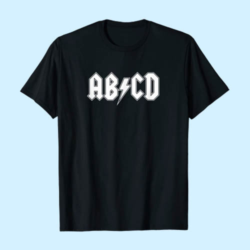 AB And CD Highway To Spell Parody Men T Shirt