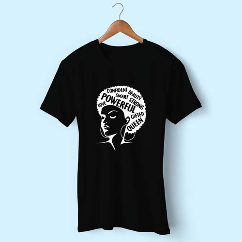 Afro Lady Men T Shirt