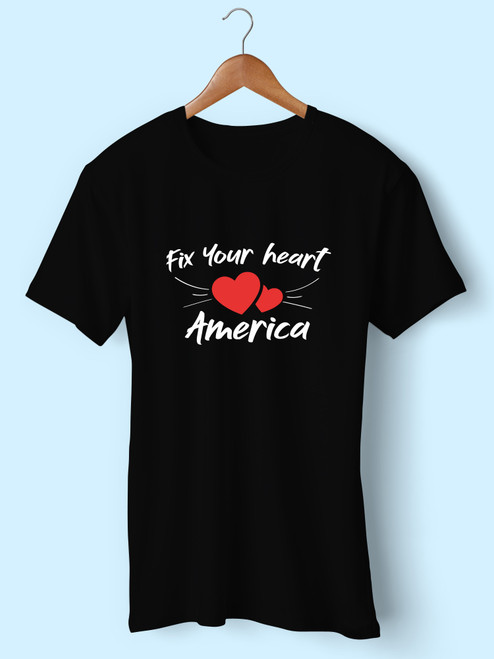 America Fix Your Heart Men T Shirt