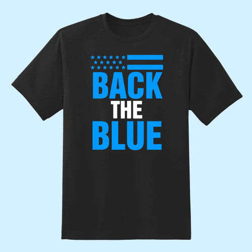 Back The Blue Men T Shirt