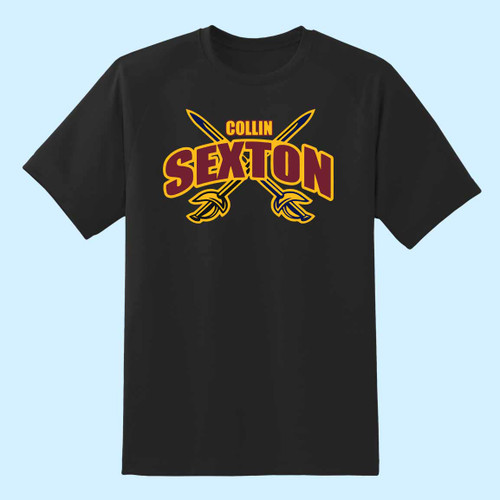 Black Cleveland Sexton Logo Men T Shirt