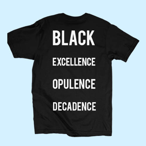 Black Excellent Opulence Decadence Men T Shirt