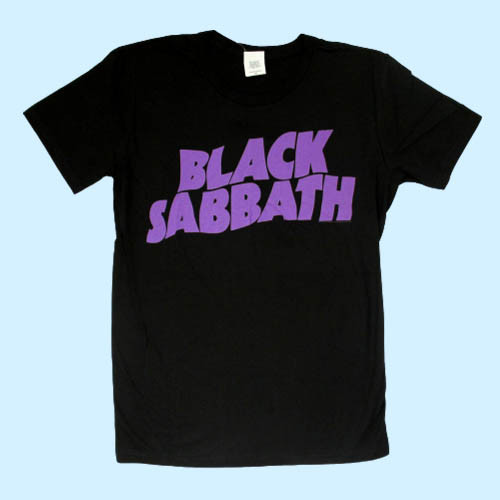 Black Sabbath Purple Logo Classic Men T Shirt
