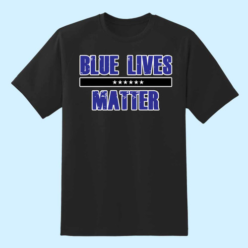 Blue Lives Matter Shirt Men T Shirt