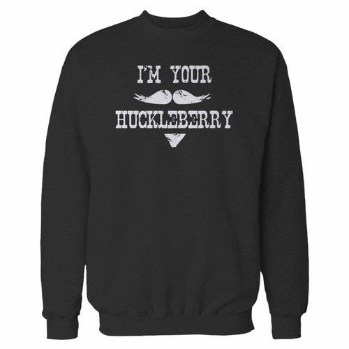 Your im your huckleberry val kilmer wyatt virgil earp open range unforgiven johnny ringo ok corral texas crewneck sweatshirt just got an update. This super comfortable and lighter weight crewneck will become your favorite go-to sweatshirt. The cozy spandex cuffs and waistband make this pill-resistant sweatshirt a fan favorite.And your group will look and feel their best in this premium ringspun cotton crew.