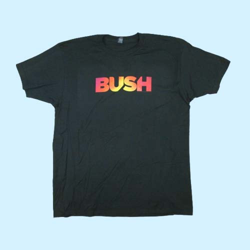 Bush Red Name Logo Men T Shirt