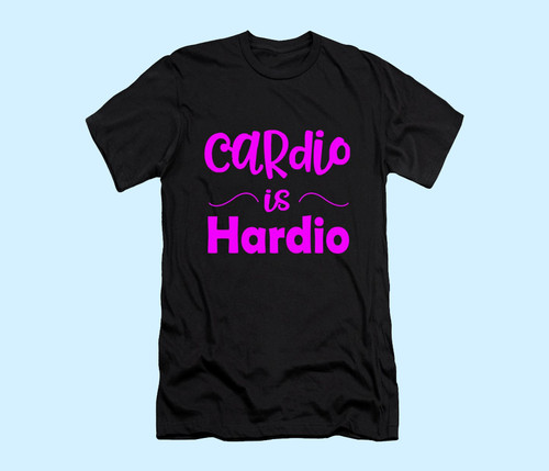 Cardio Is Hardio Inspired Men T Shirt