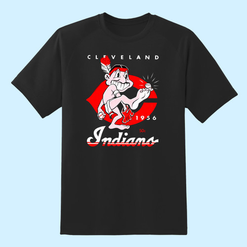Cleveland 1950s Indians Baseball Men T Shirt